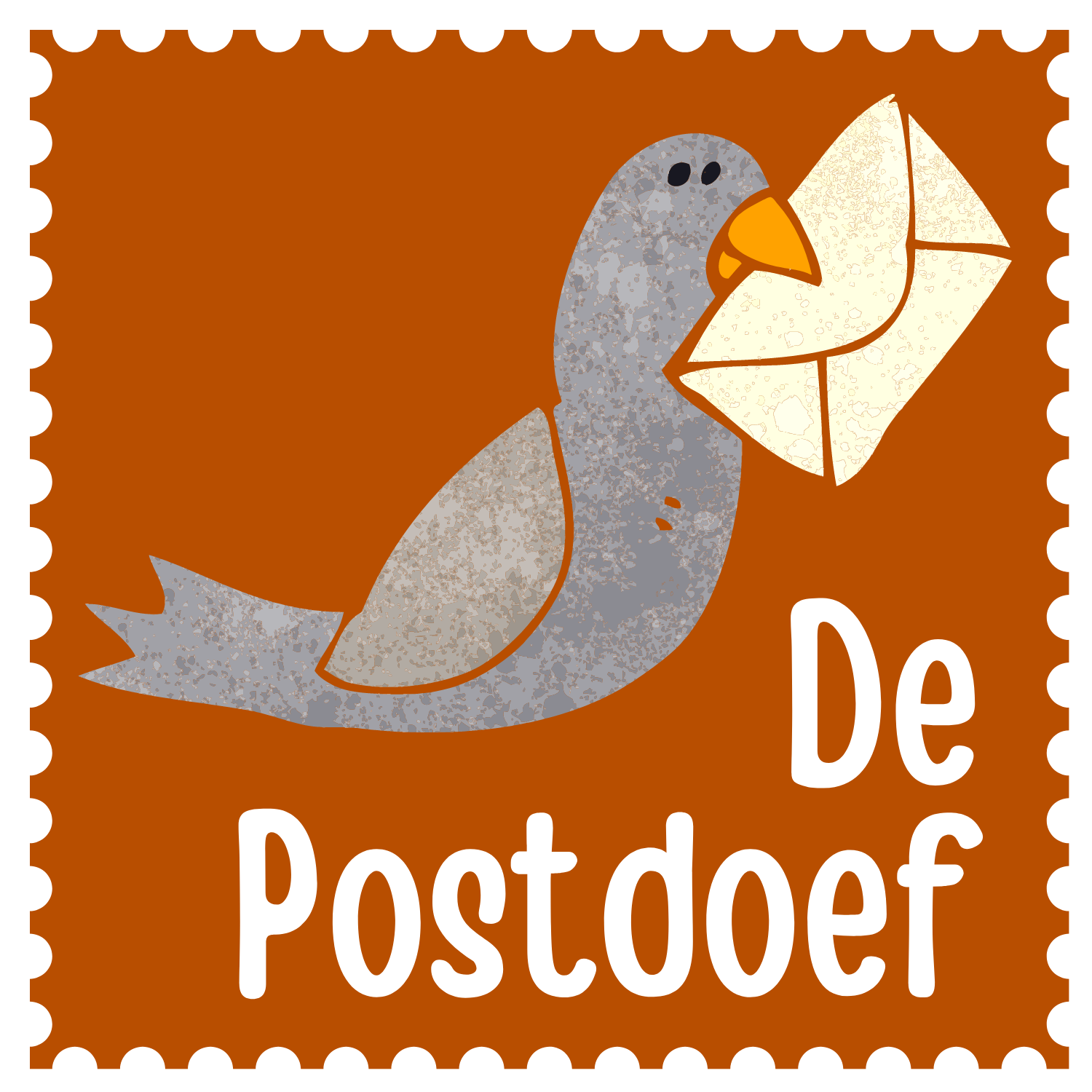 DE POSTDOEF LOGO CONCEPT 1 ORANJE